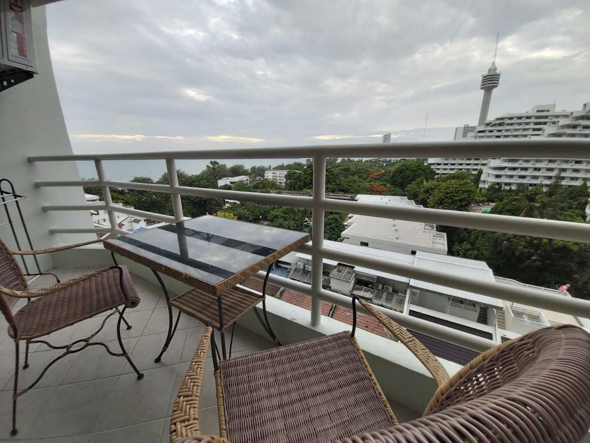 Condominum In Jomtien Beach With Sea View, Balcony And Free Wifi 芭達亞 外观 照片