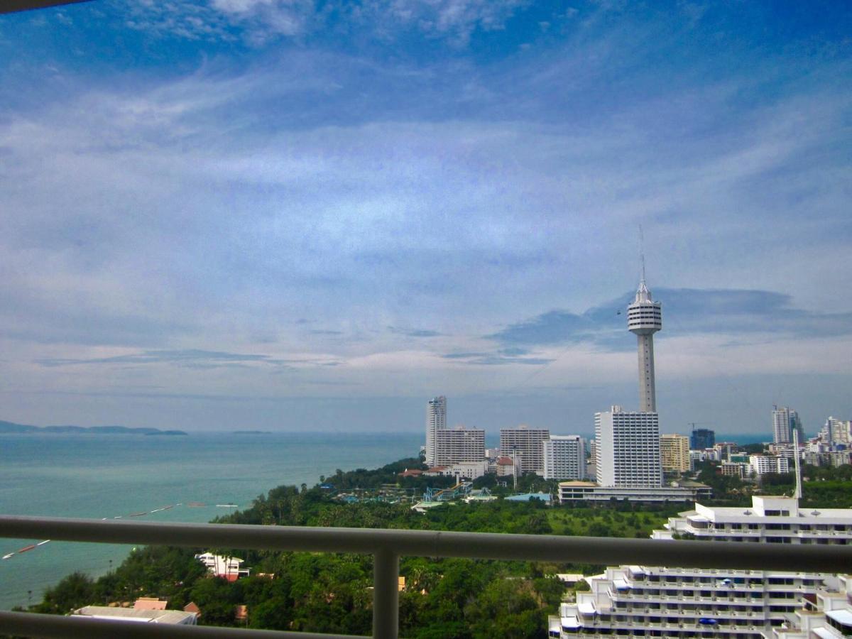 Condominum In Jomtien Beach With Sea View, Balcony And Free Wifi 芭達亞 外观 照片