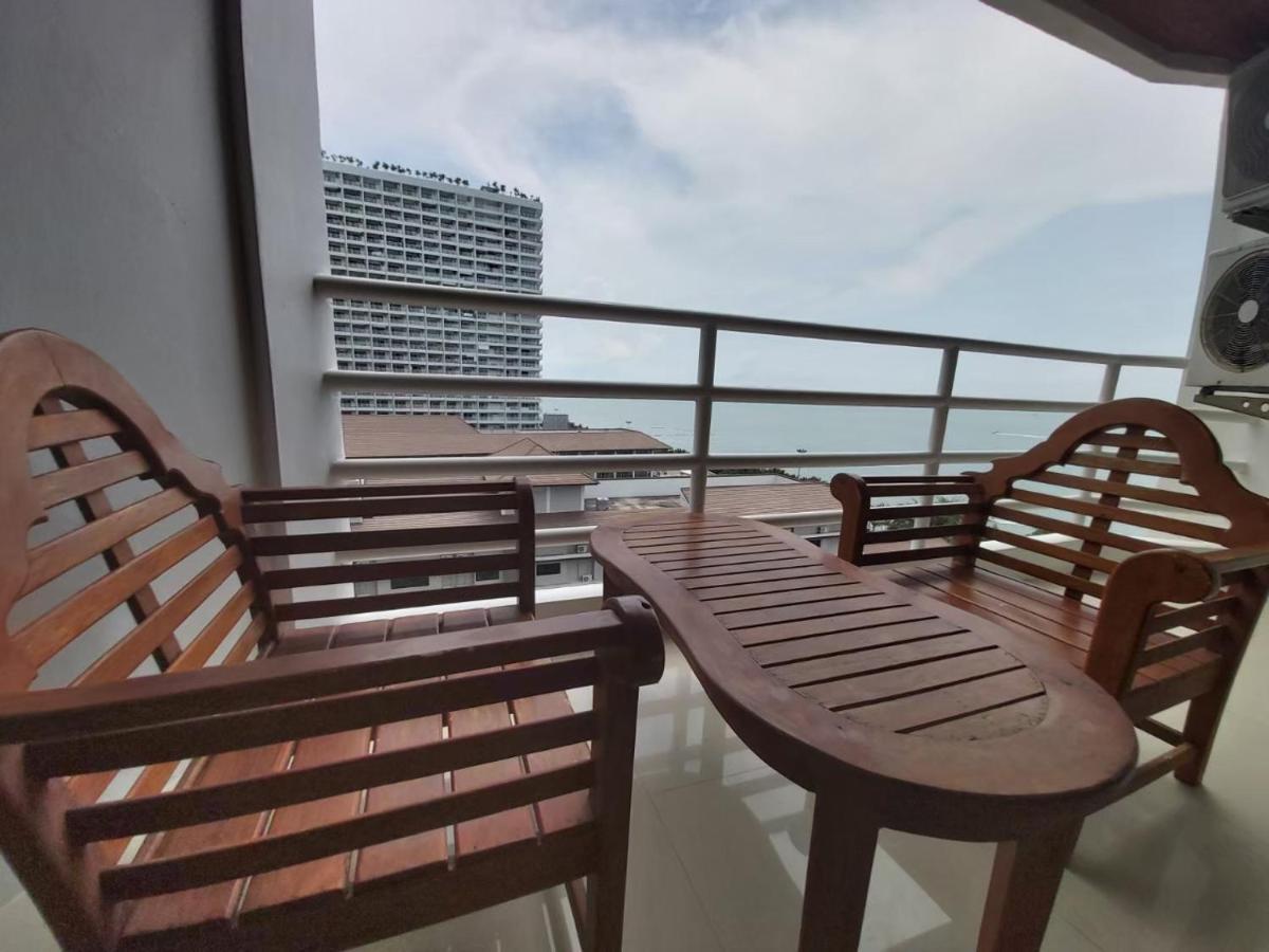 Condominum In Jomtien Beach With Sea View, Balcony And Free Wifi 芭達亞 外观 照片