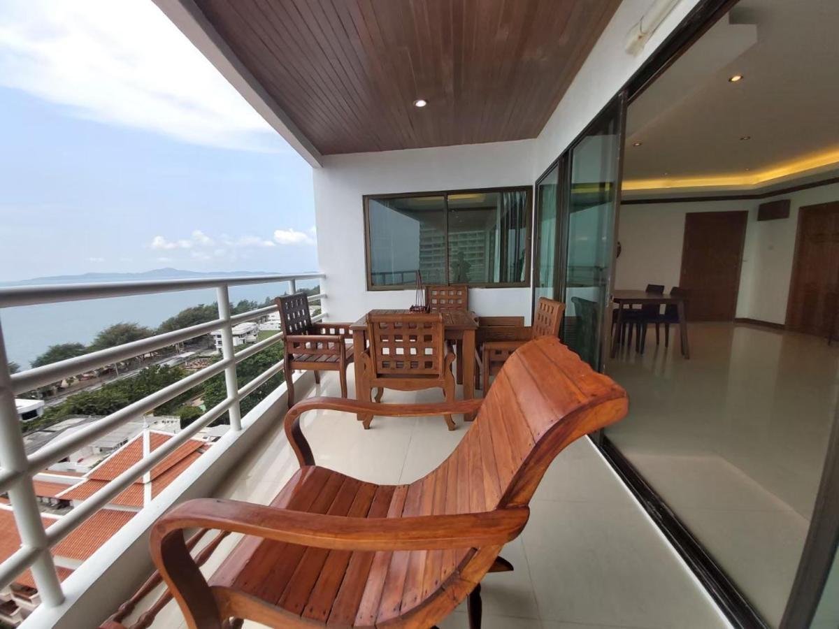 Condominum In Jomtien Beach With Sea View, Balcony And Free Wifi 芭達亞 外观 照片