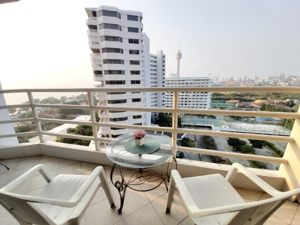 Condominum In Jomtien Beach With Sea View, Balcony And Free Wifi 芭達亞 外观 照片